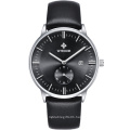 OEM Minimalist Leather Strap Luxury Quartz date Men Watches WWOOR 8808